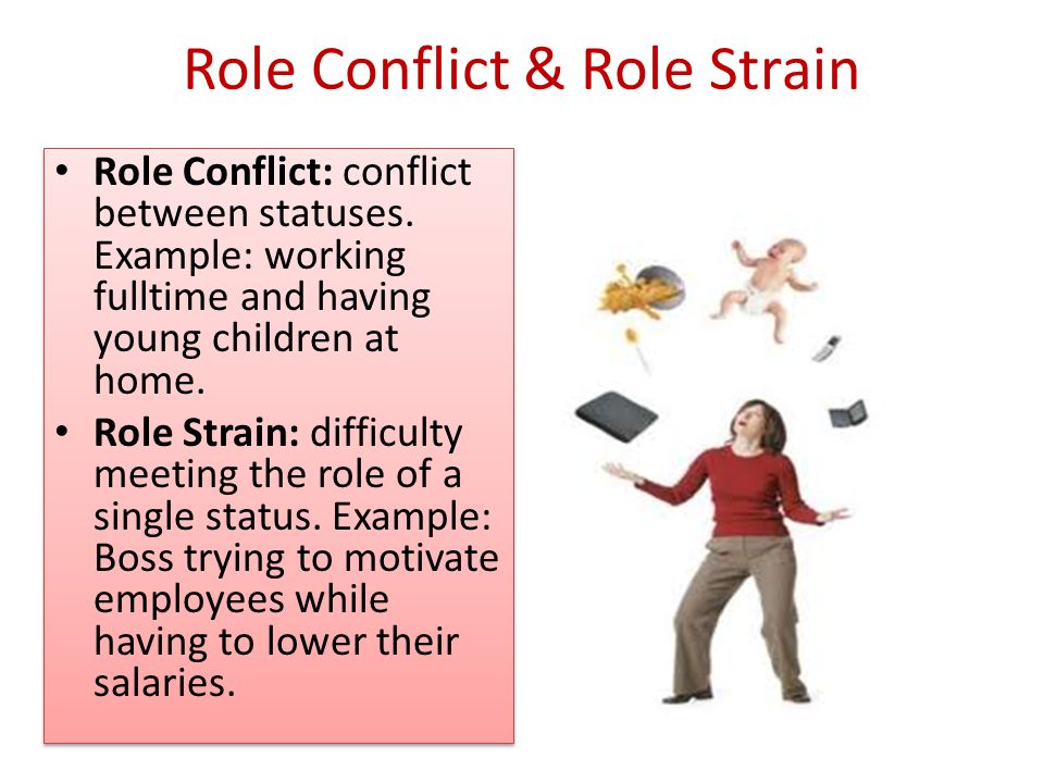 role strain and role conflict