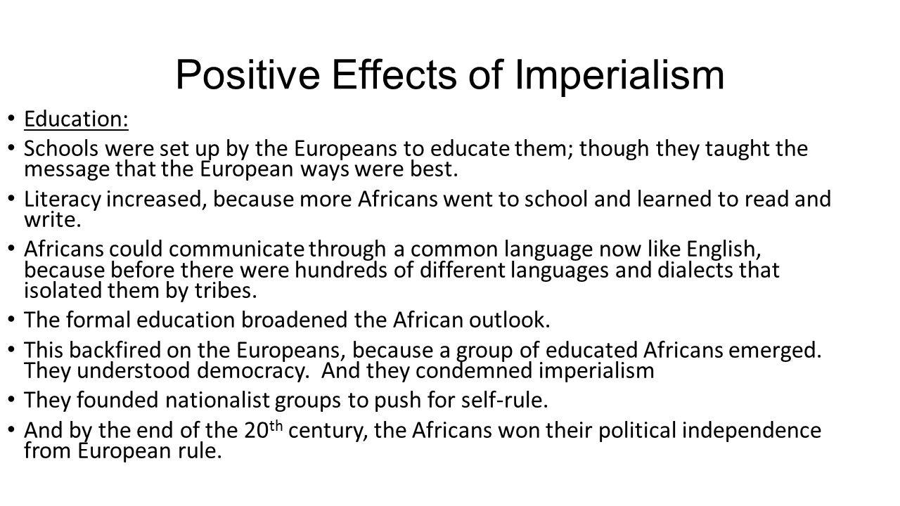 impact of imperialism
