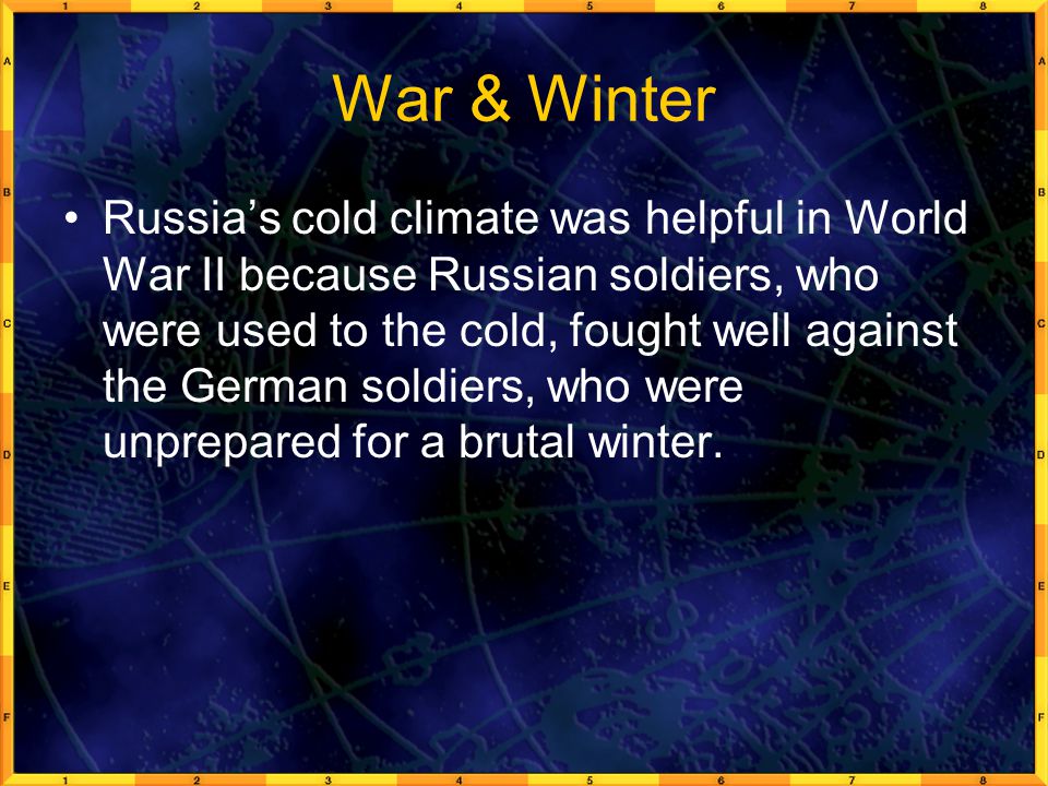 War & Winter