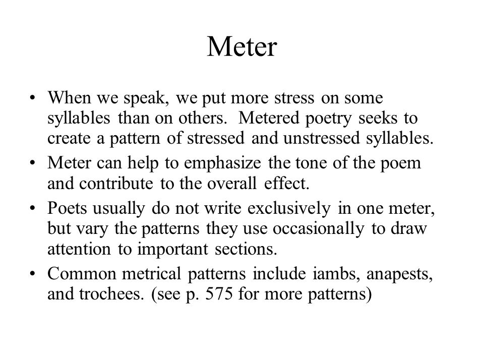 Meter