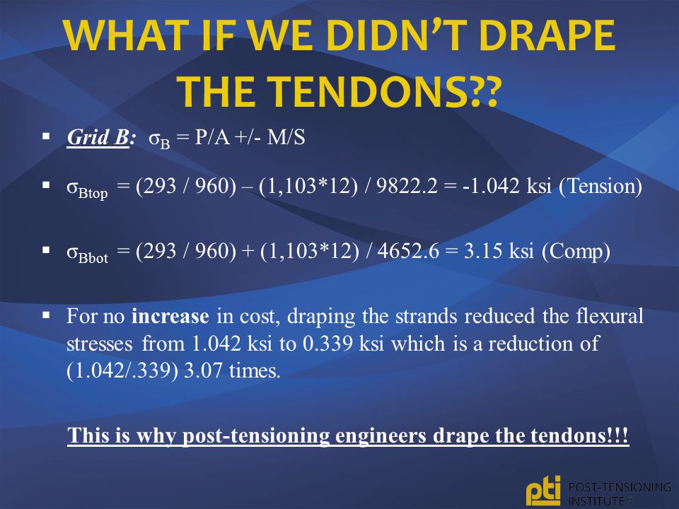 What if we didn’t drape the tendons