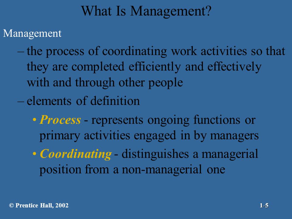 What Is Management Management.