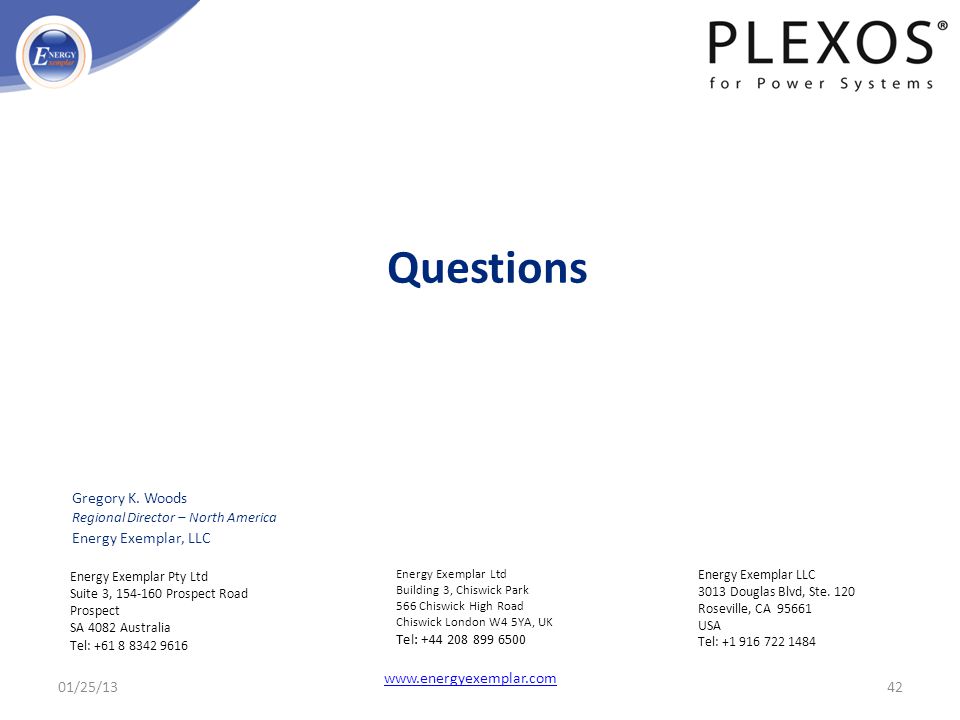 Plexos For Power Systems Advanced Simulation Topics Ppt Download