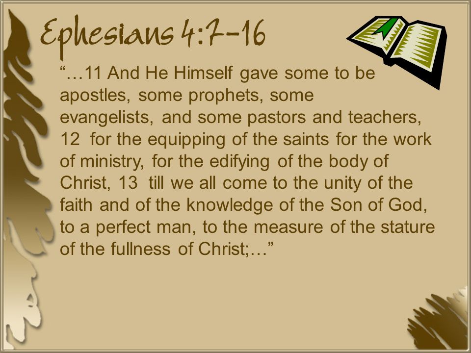 Ephesians 4:7-16
