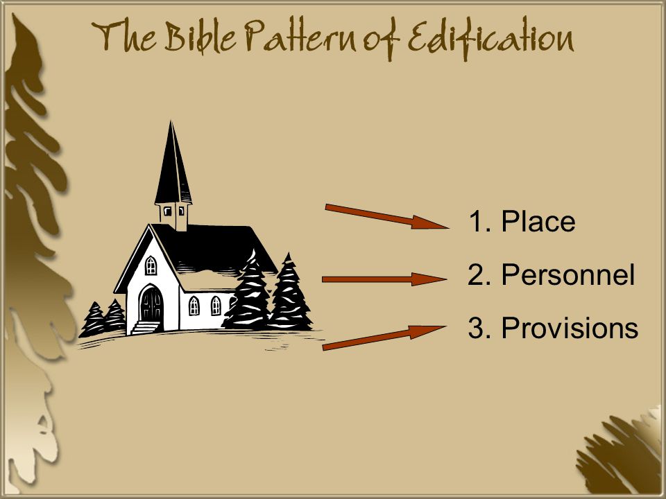 The Bible Pattern of Edification
