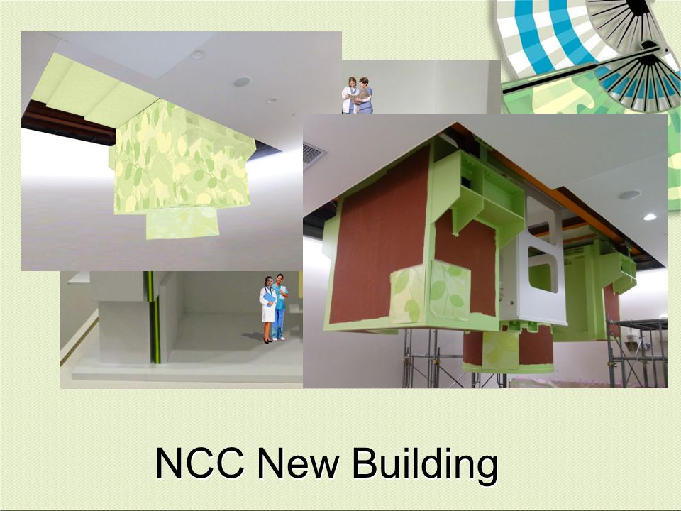 NCC New Building Covered leaf design .