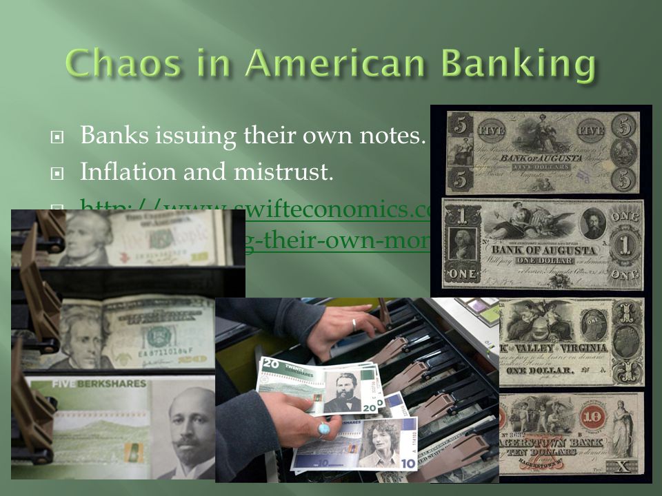 Chaos in American Banking
