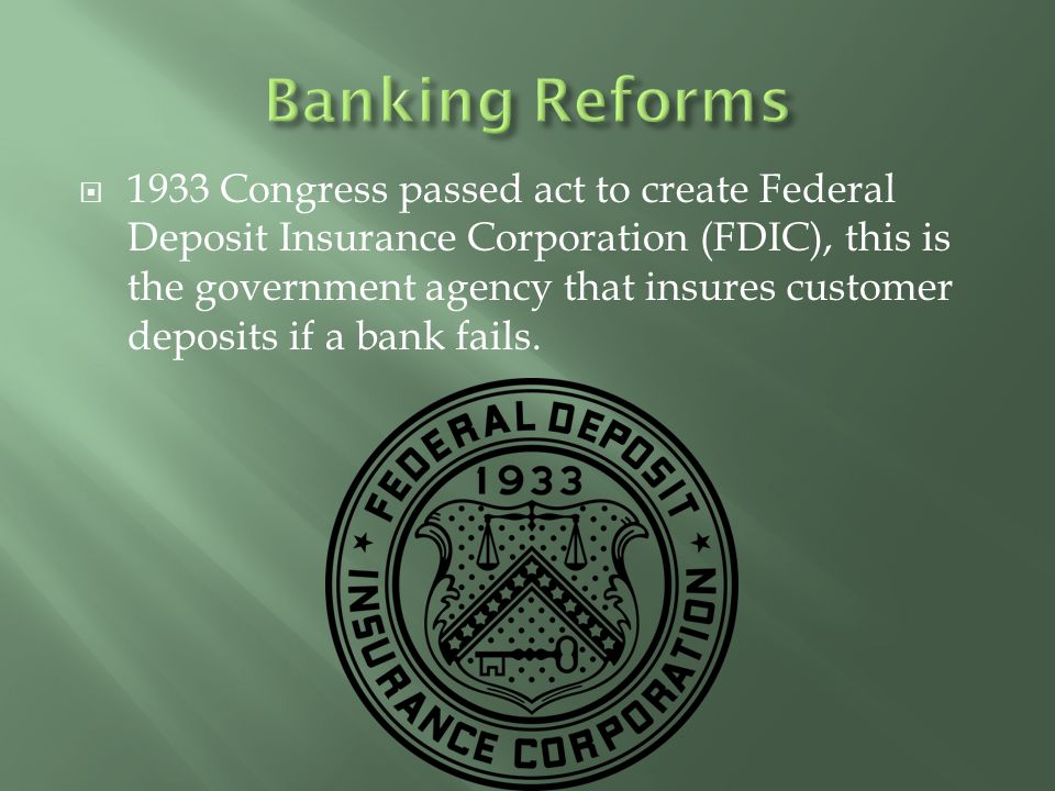 Banking Reforms