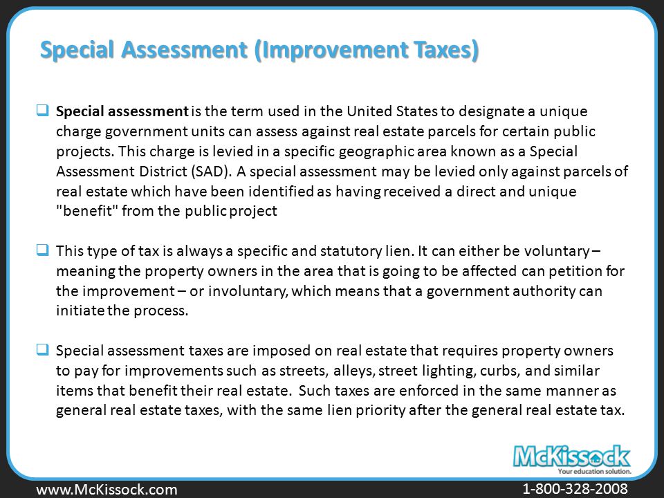 special assessments florida