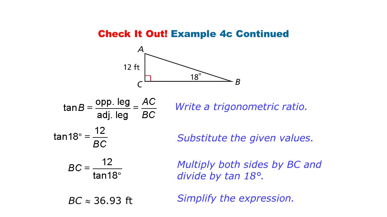 Check It Out! Example 4c Continued