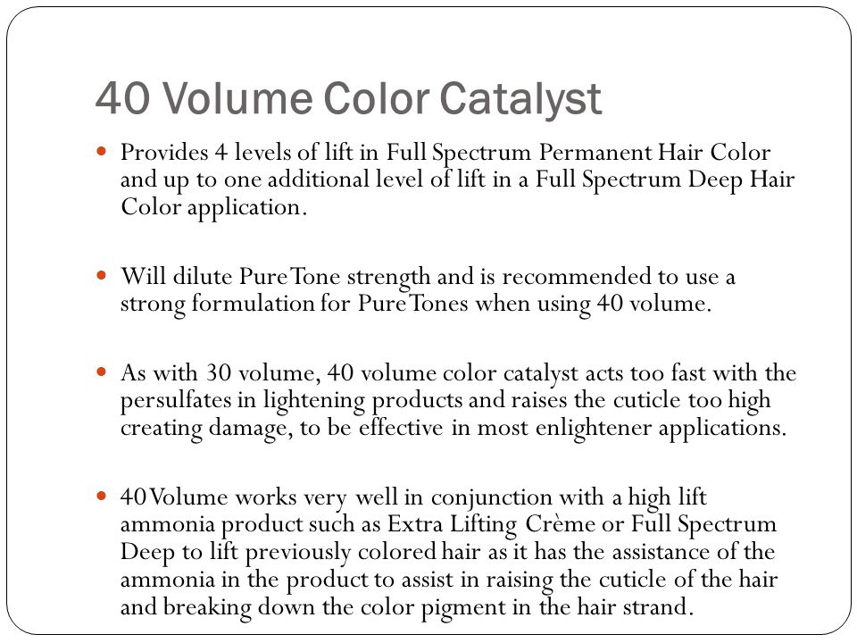 Aveda Full Spectrum Permanent Pure Tone Hair Color Chart