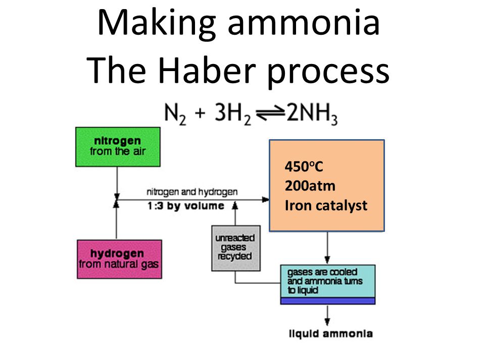 Haber Process Flow Chart