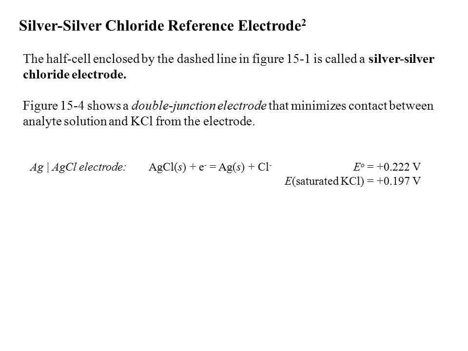 Silver-Silver Chloride Reference Electrode2