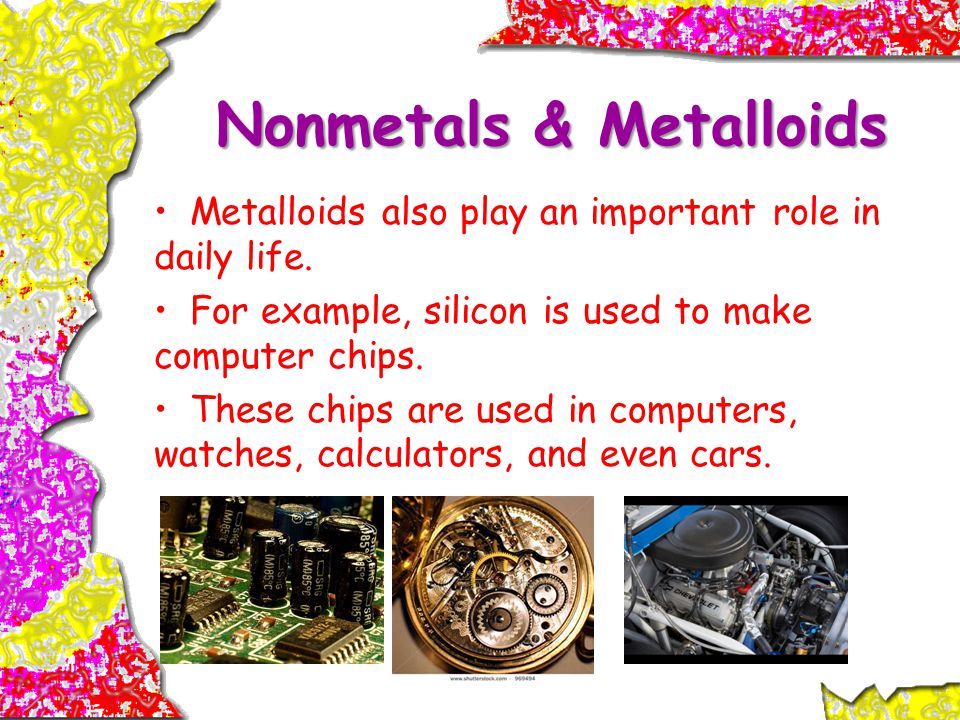 non metals used in daily life
