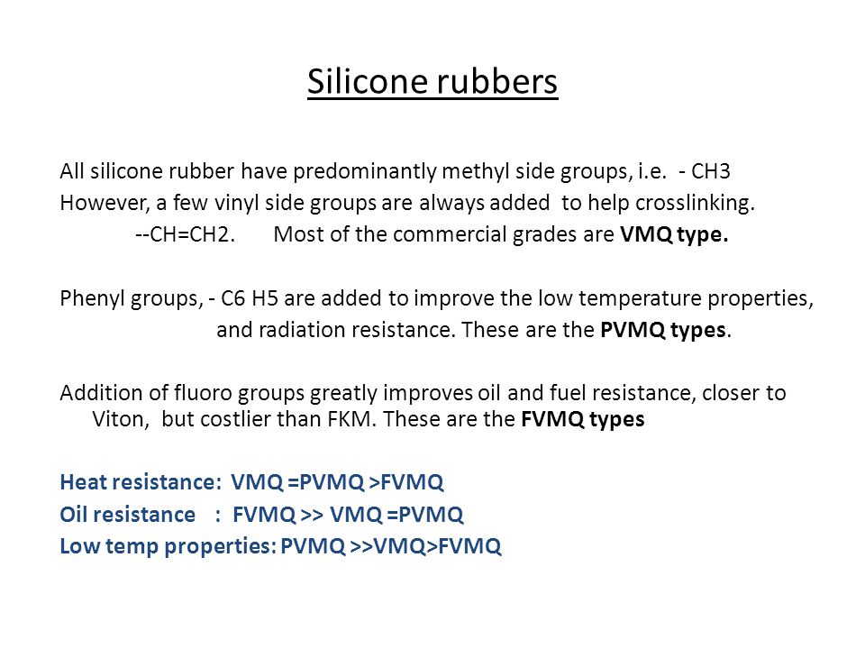 Silicone Rubber An Overview Sciencedirect Topics
