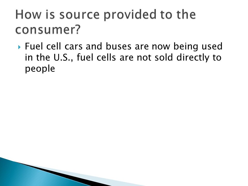 How is source provided to the consumer