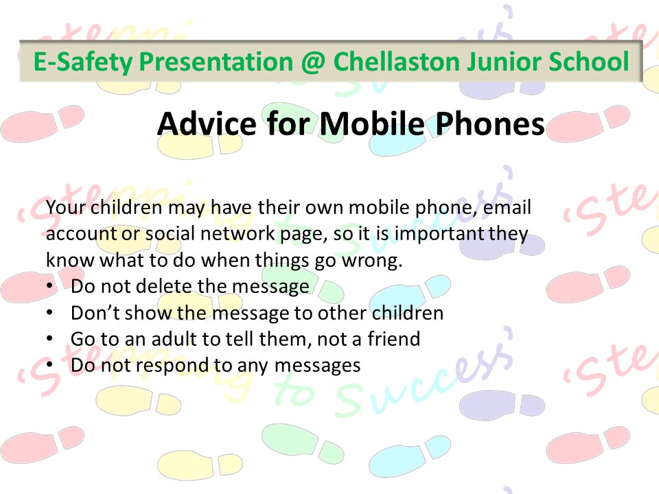 Advice for Mobile Phones