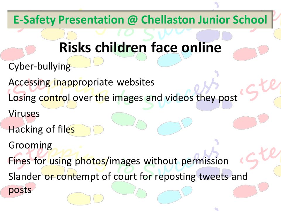 Risks children face online
