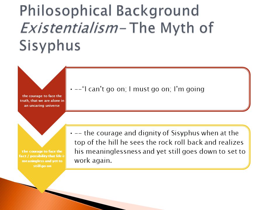 Реферат: The Absurd Life Essay Research Paper Sisyphus