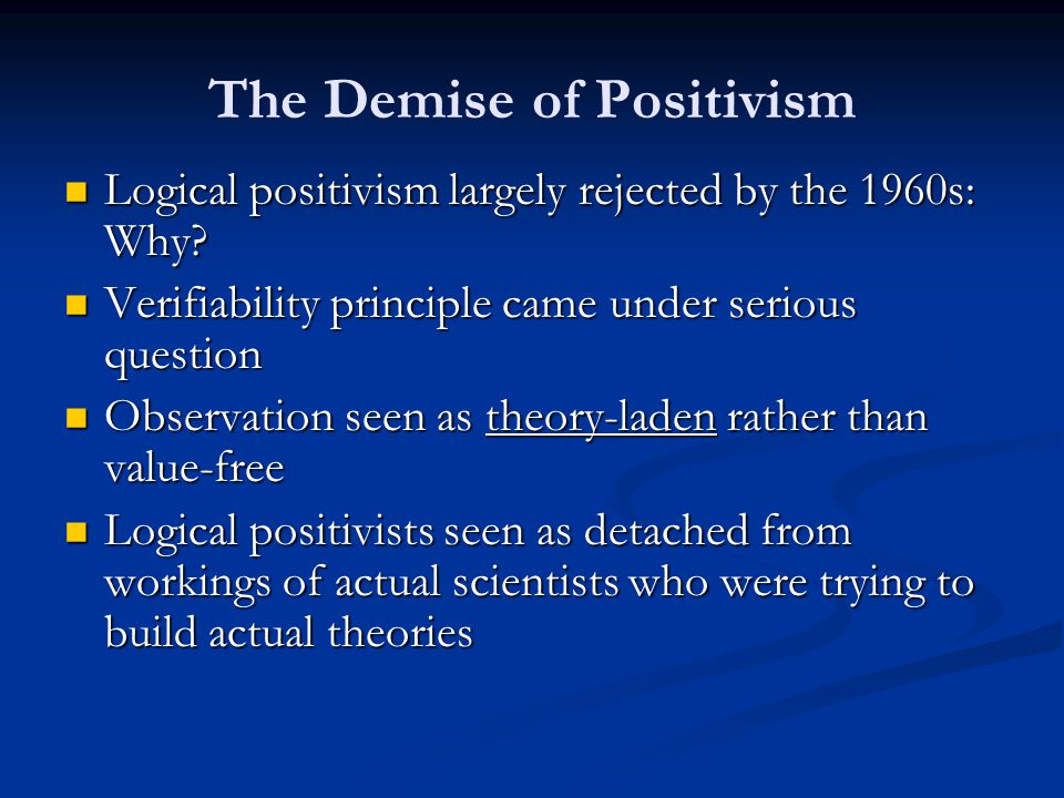 Post-Positivist Perspectives on Theory Development - ppt video online download