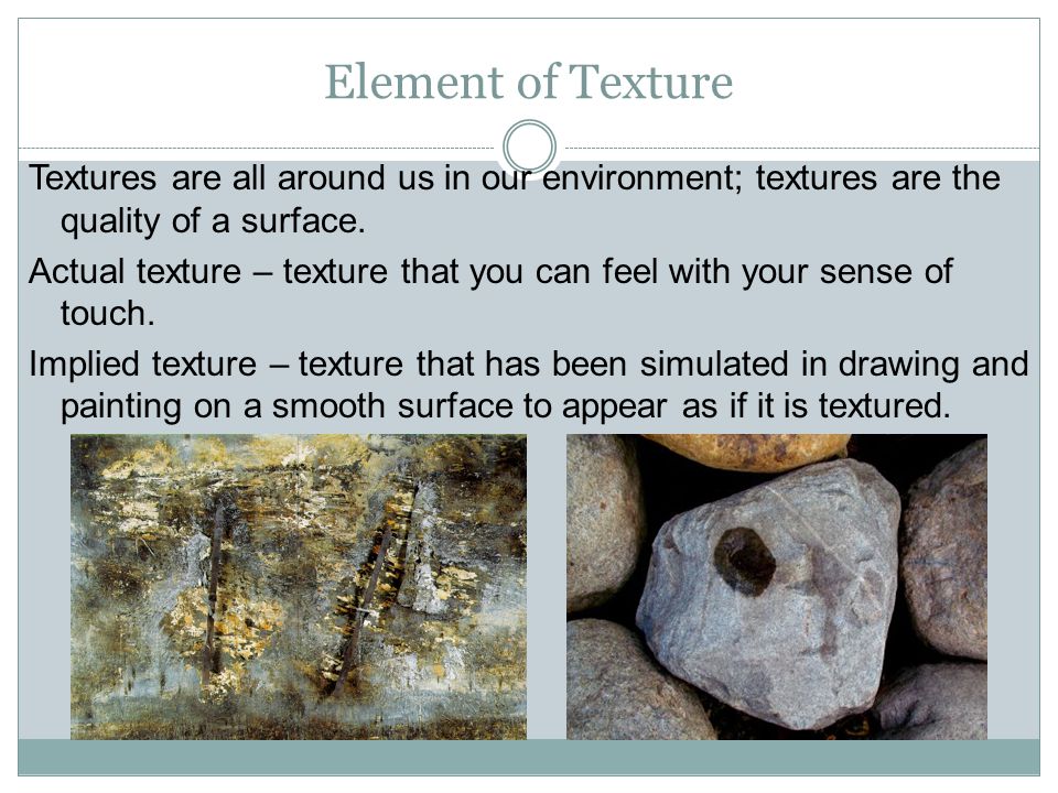 Element of Texture