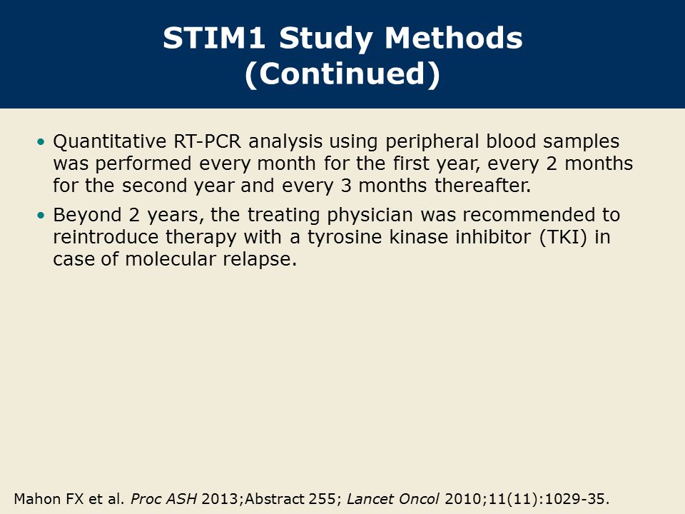 STIM1 Study Methods (Continued)