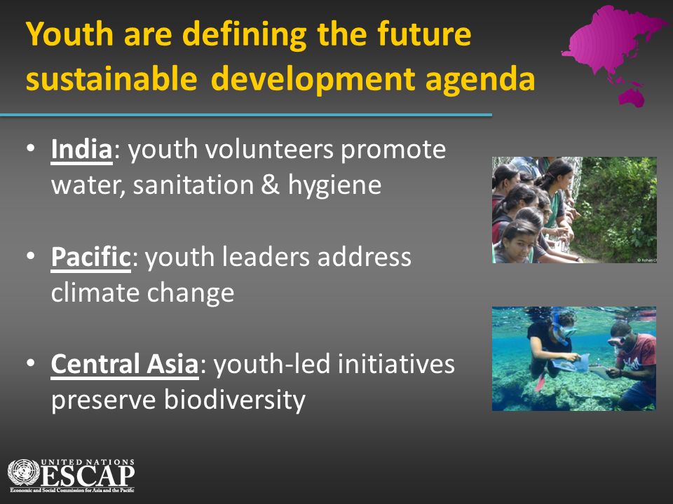 Youth are defining the future sustainable development agenda