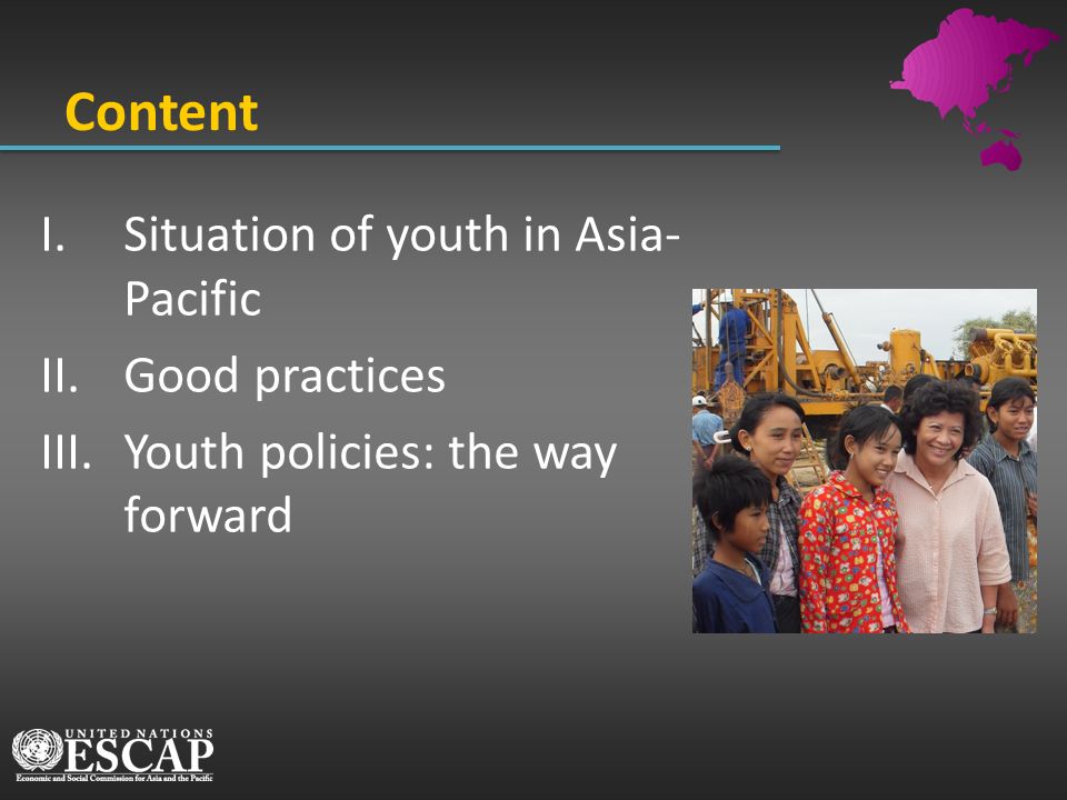 Content Situation of youth in Asia-Pacific Good practices