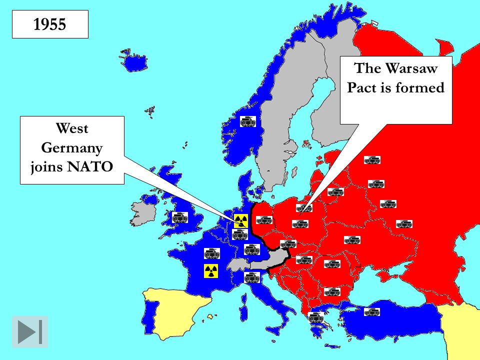 Нато и ссср отношения. Карта НАТО 1955. 1955 ОВД И НАТО. НАТО И ОВД. Карта НАТО.