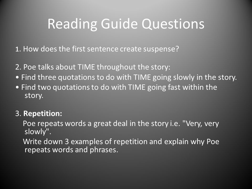 Reading Guide Questions