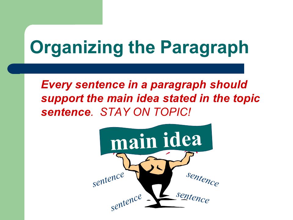 Organizing the Paragraph
