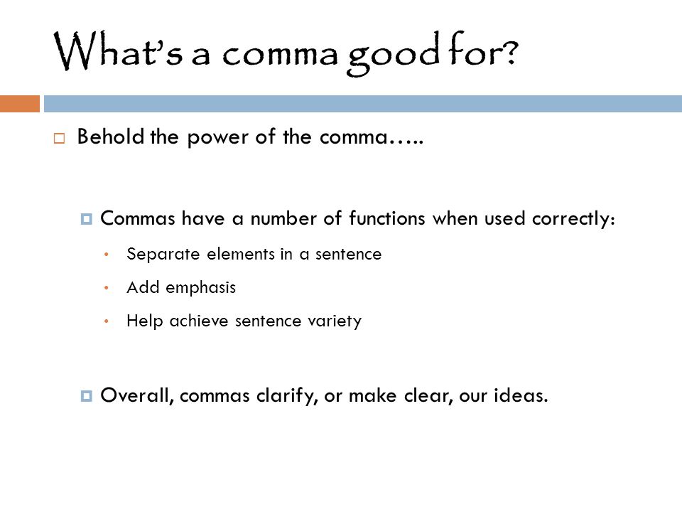 Commas Language Arts. - ppt video online download