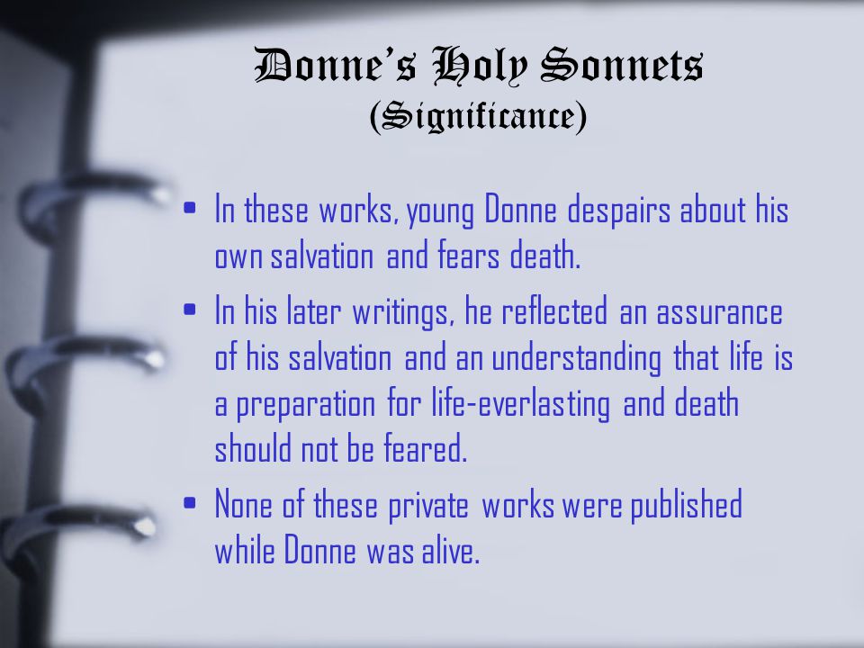 Реферат: John Donne Holly Sonnet X Analysis Essay