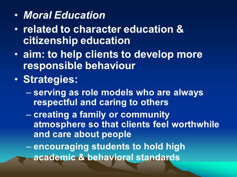 related to character education & citizenship education