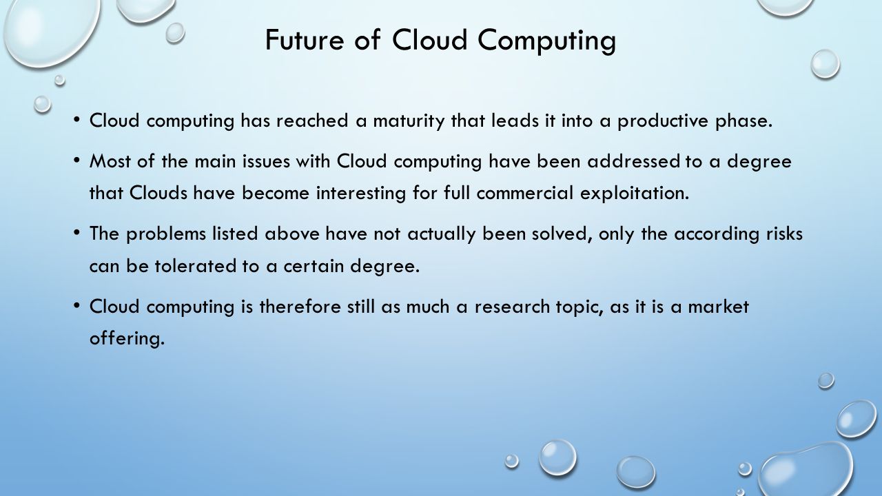 Future of Cloud Computing