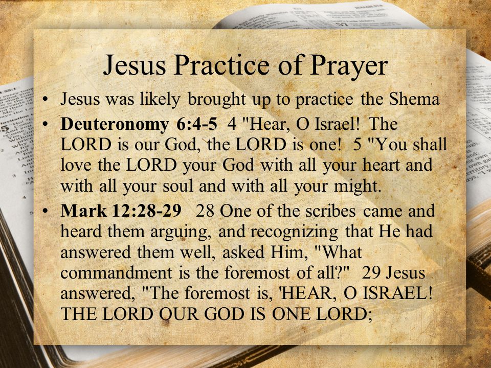 Jesus Practice of Prayer