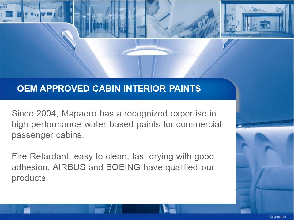 OEM APPROVED CABIN INTERIOR PAINTS