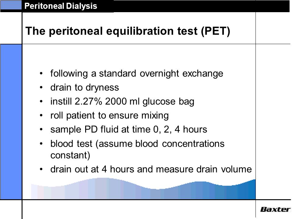 Peritoneal Dialysis Adequacy & Prescription Management - ppt video online  download