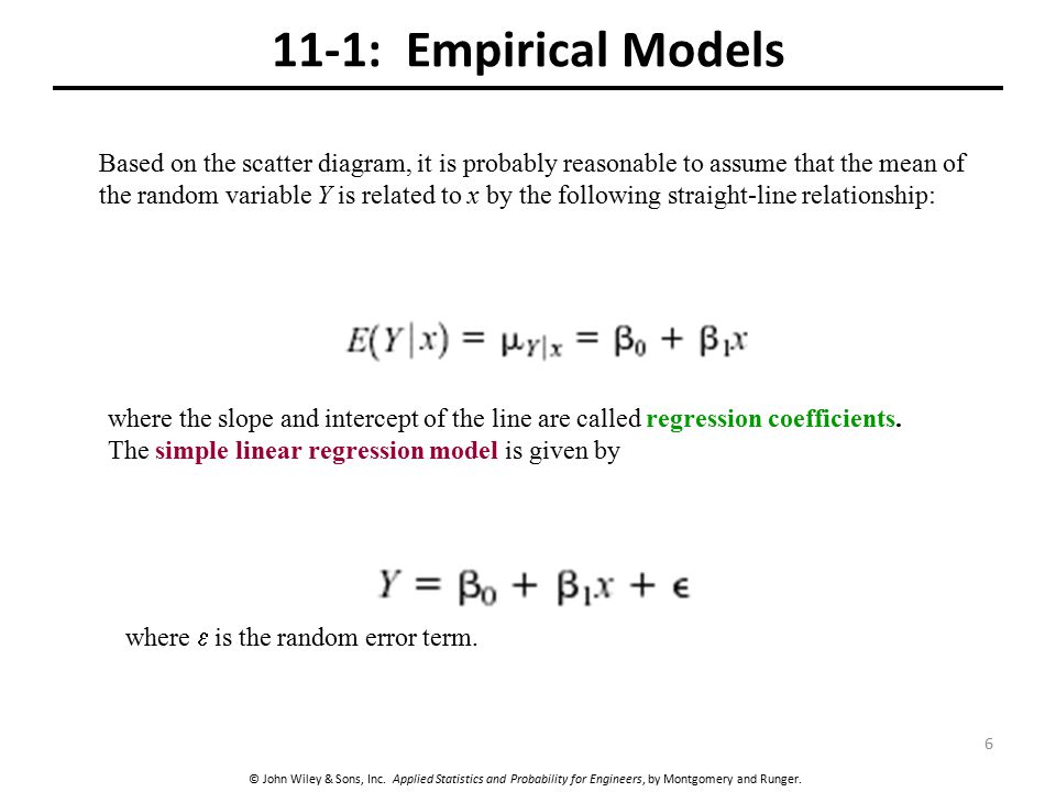 11-1: Empirical Models
