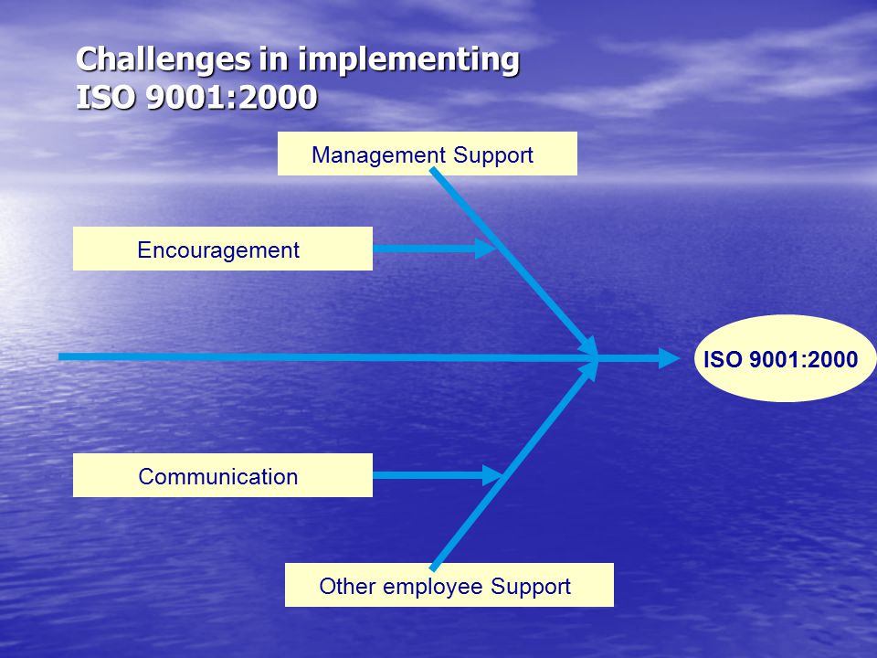 Challenges in implementing ISO 9001:2000