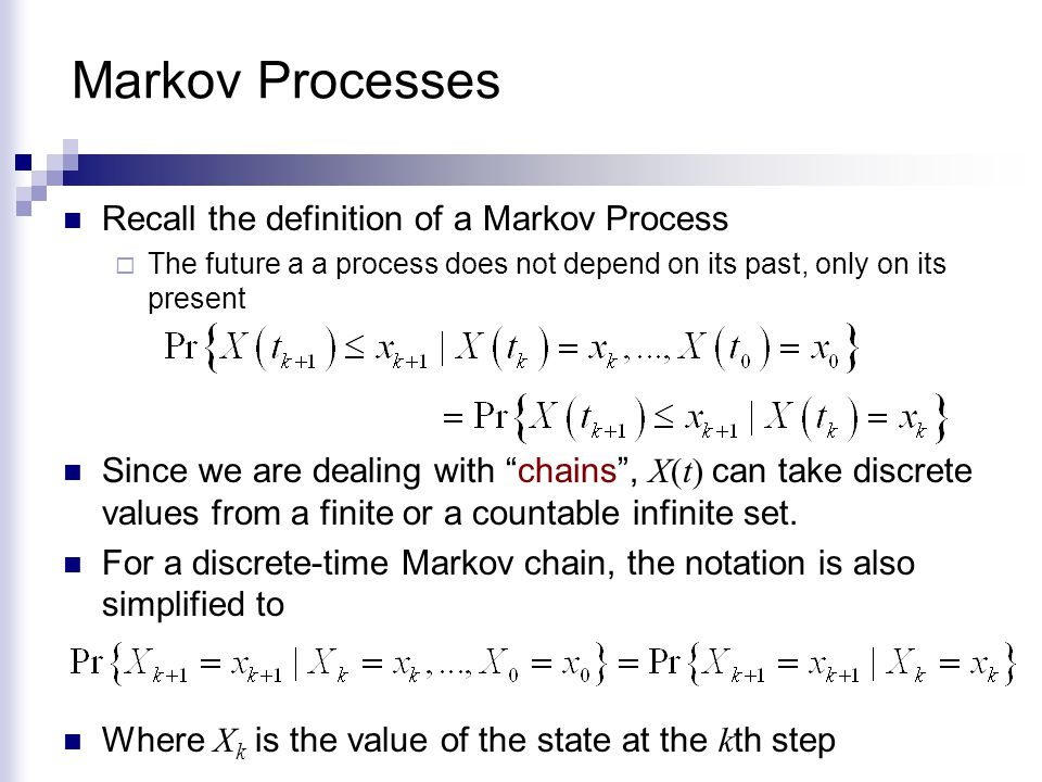 Markov Chains. - ppt video online download