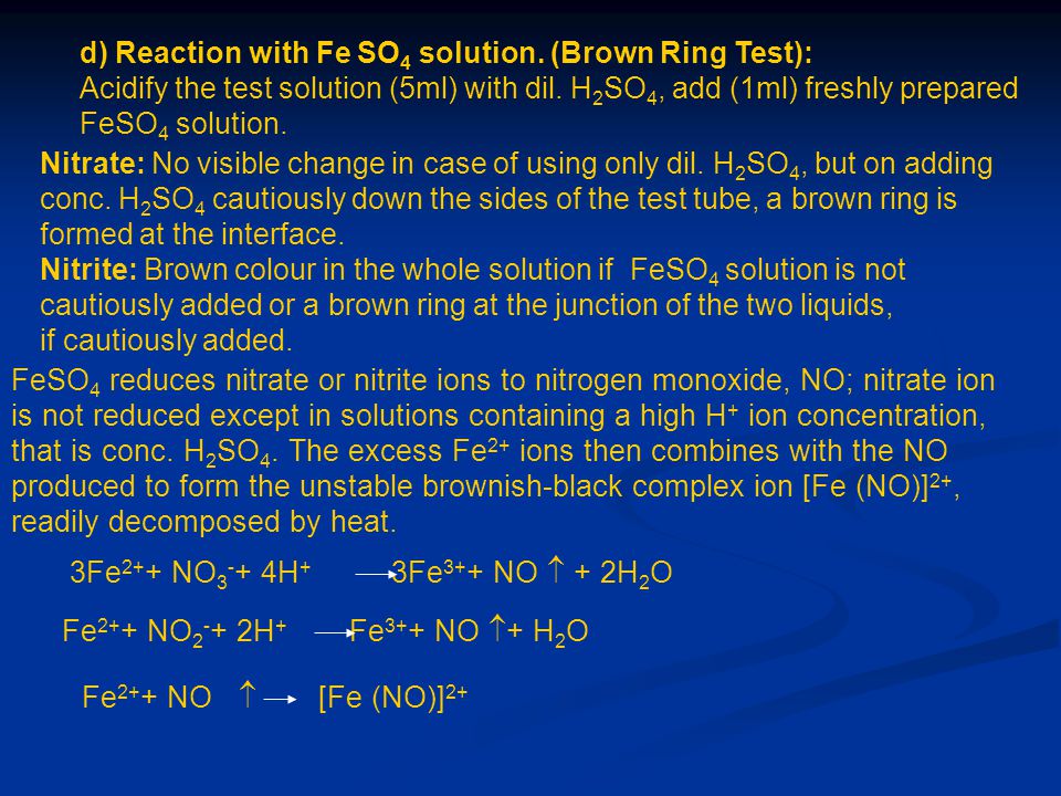Solved Which statement is true a bout the brown ring test | Chegg.com