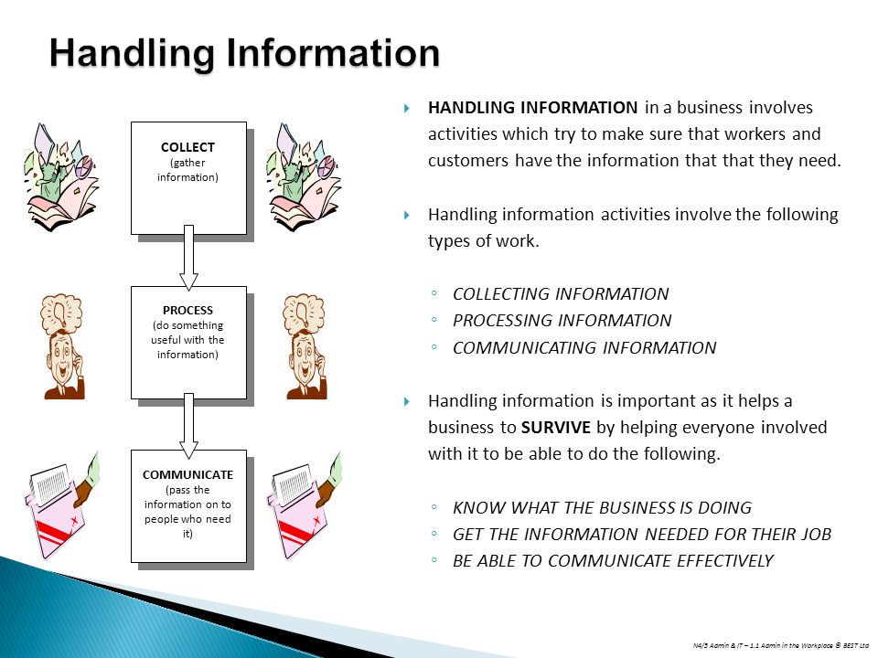 Handling Information