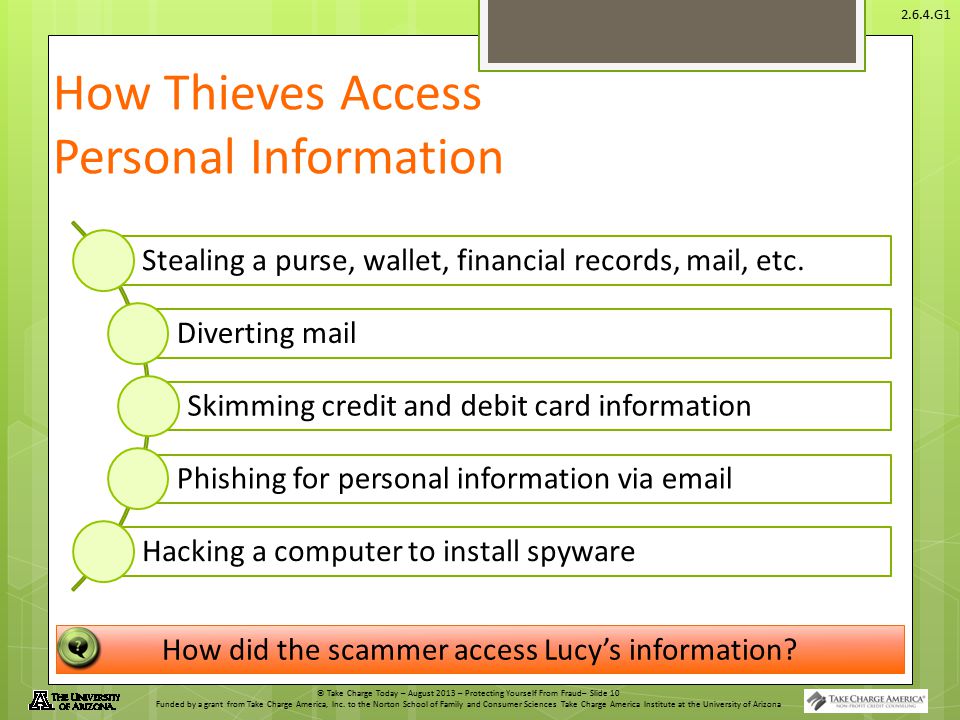 How Thieves Access Personal Information