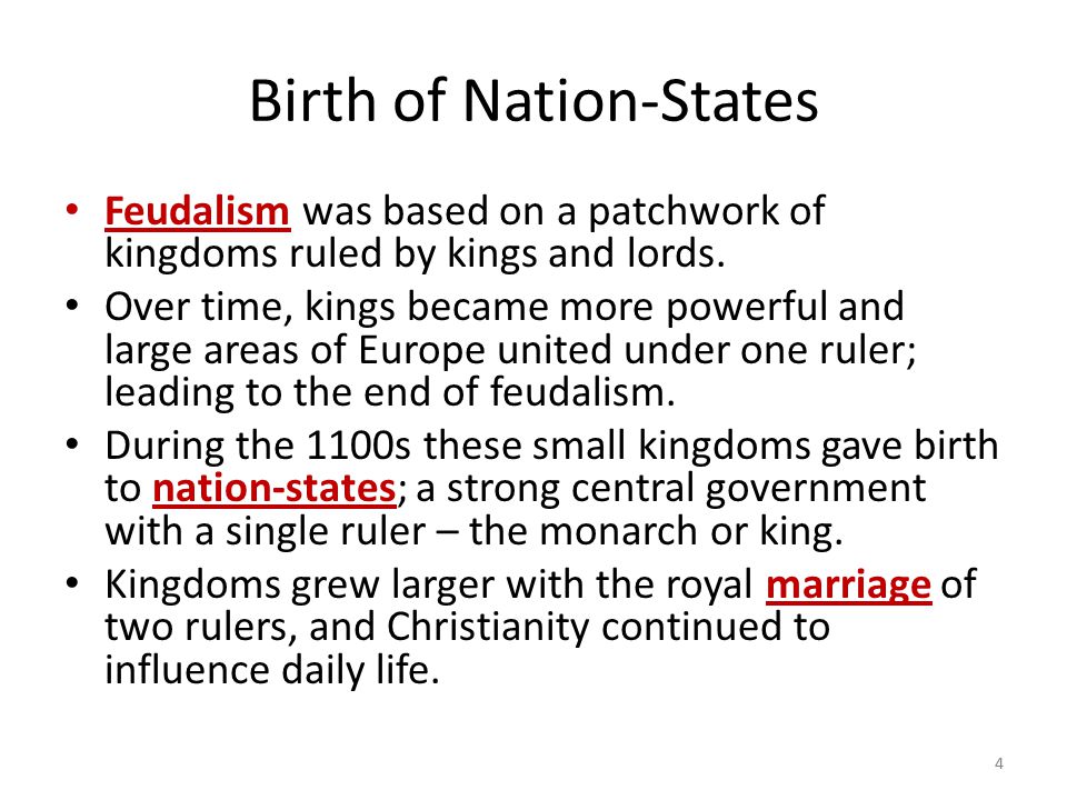 Birth of Nation-States