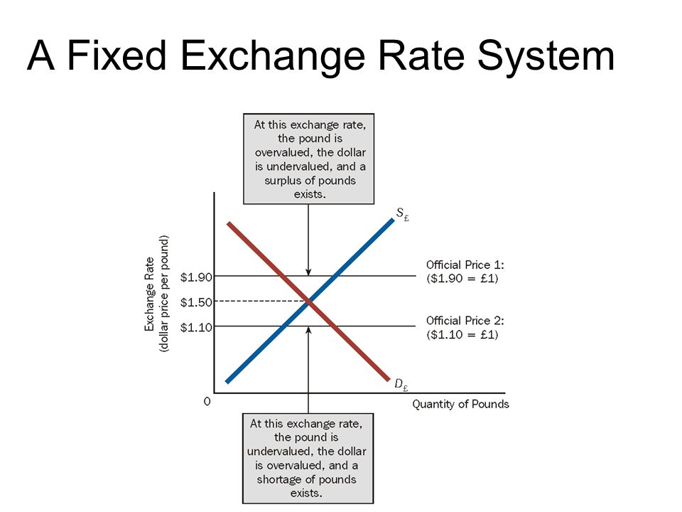 A Fixed Exchange Rate System