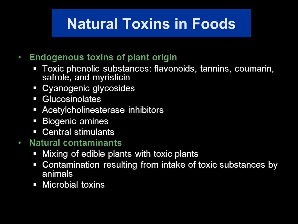 food toxins slideshare