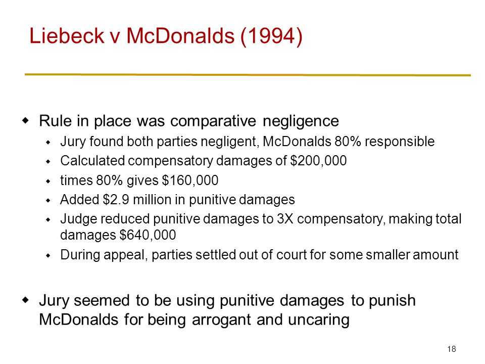 What is the economic purpose of punitive damages