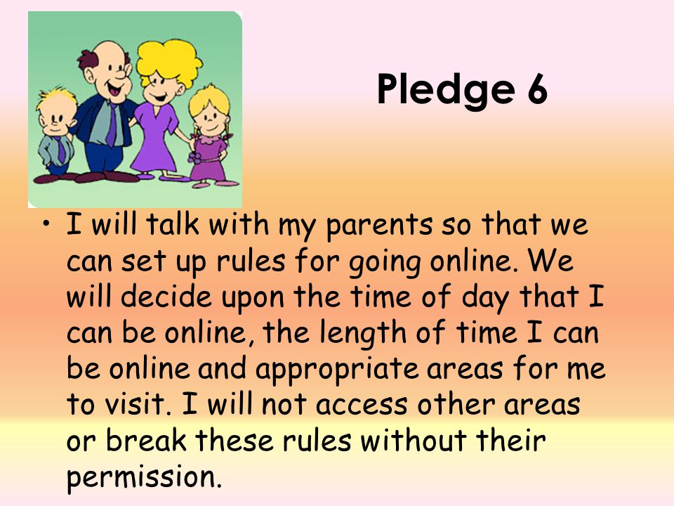 Pledge 6
