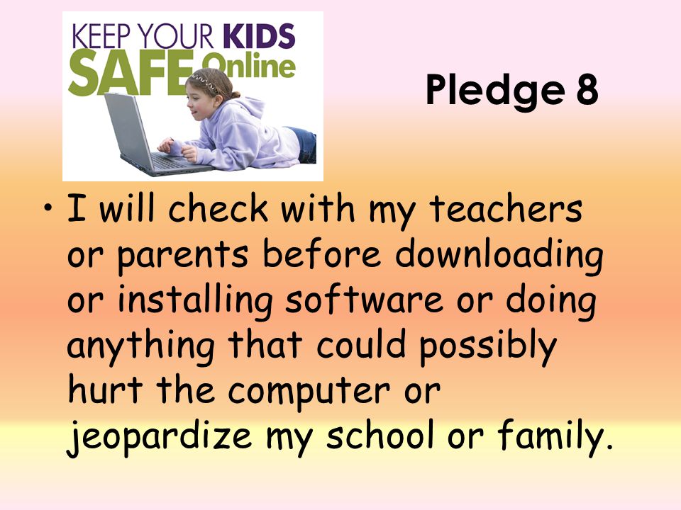 Pledge 8